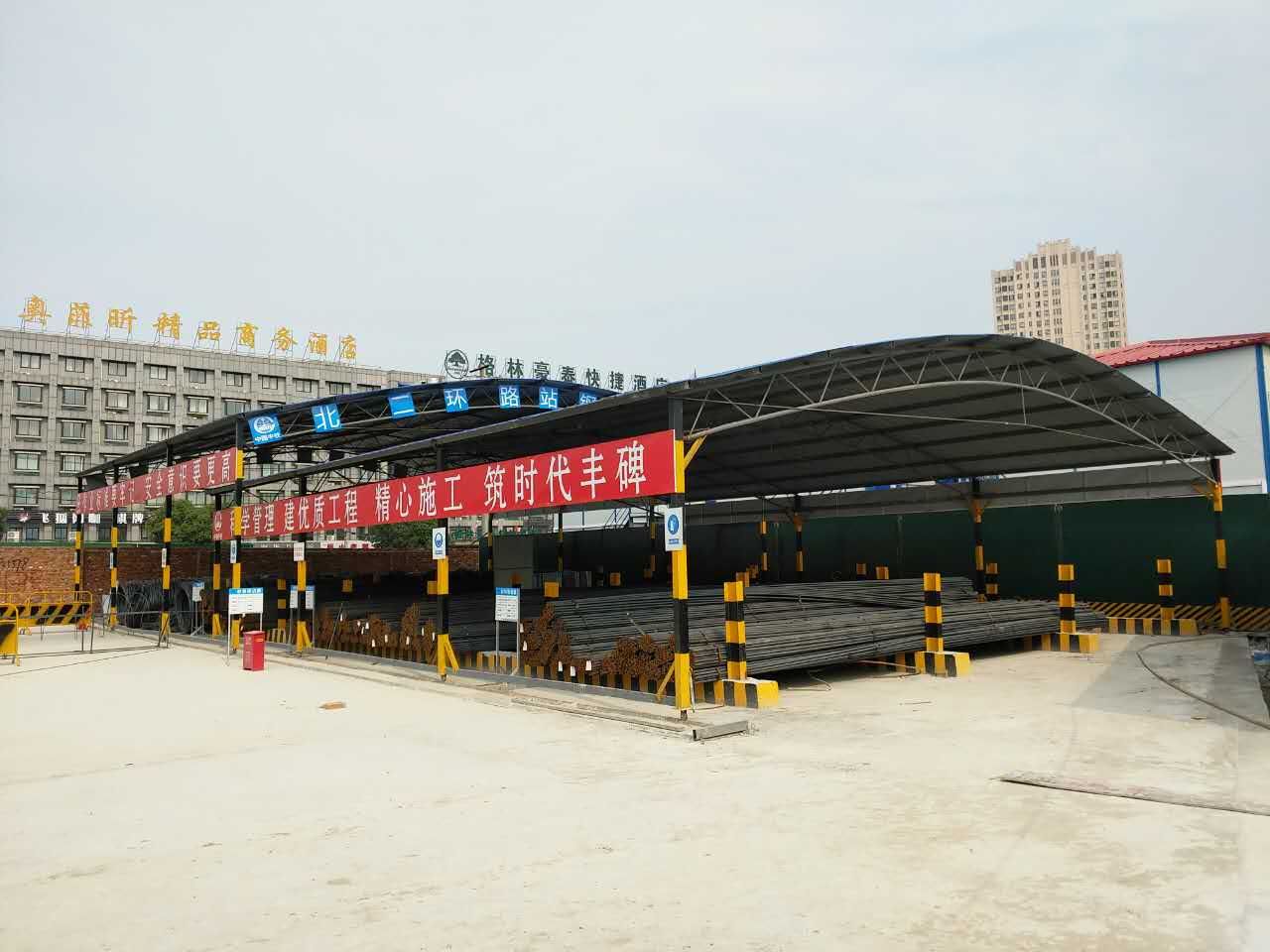 钢筋推拉棚